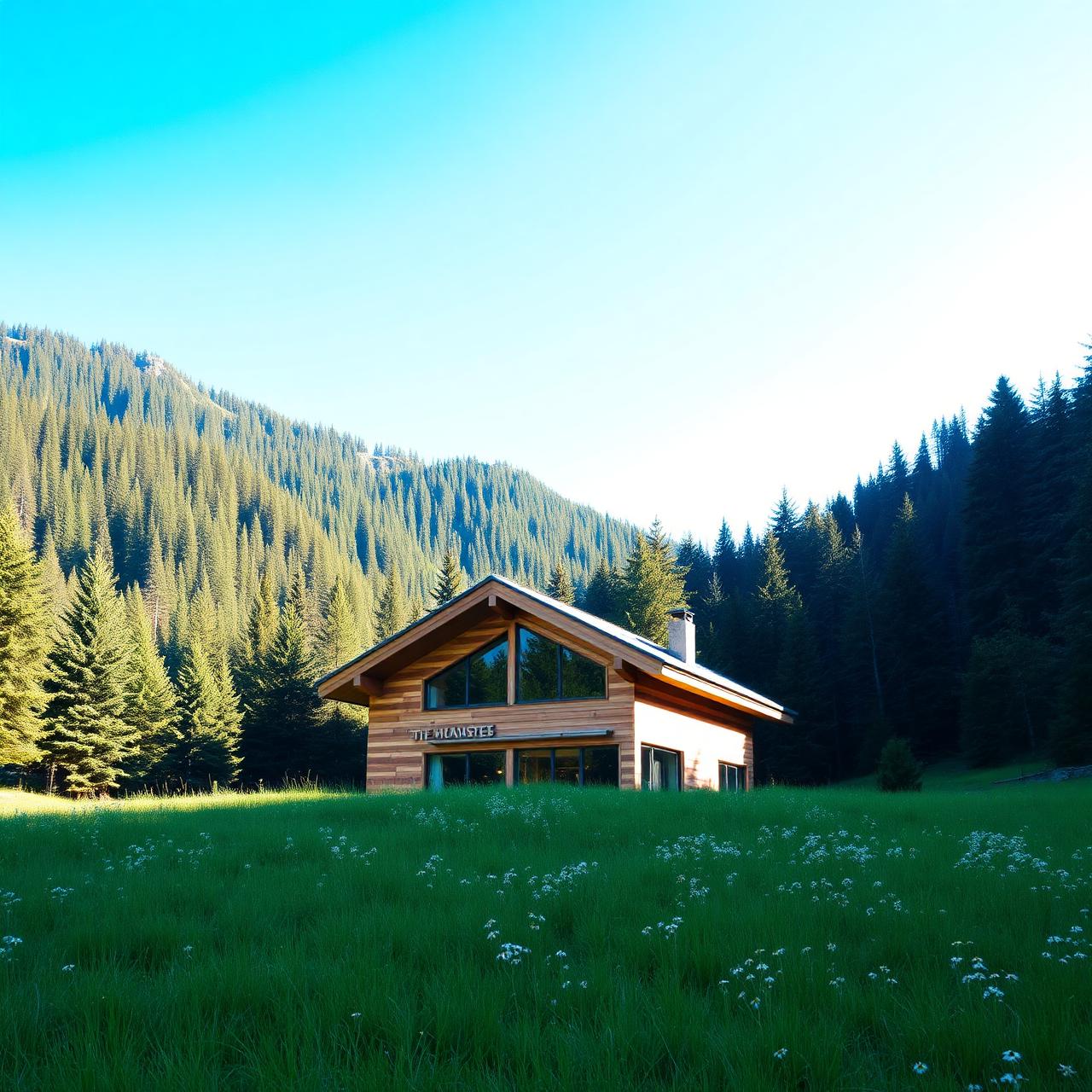 Summer alpine villa